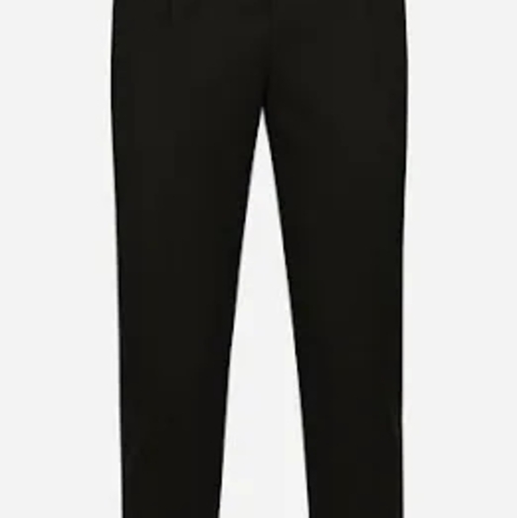 Dolce & Gabbana Black Straight Leg Pants